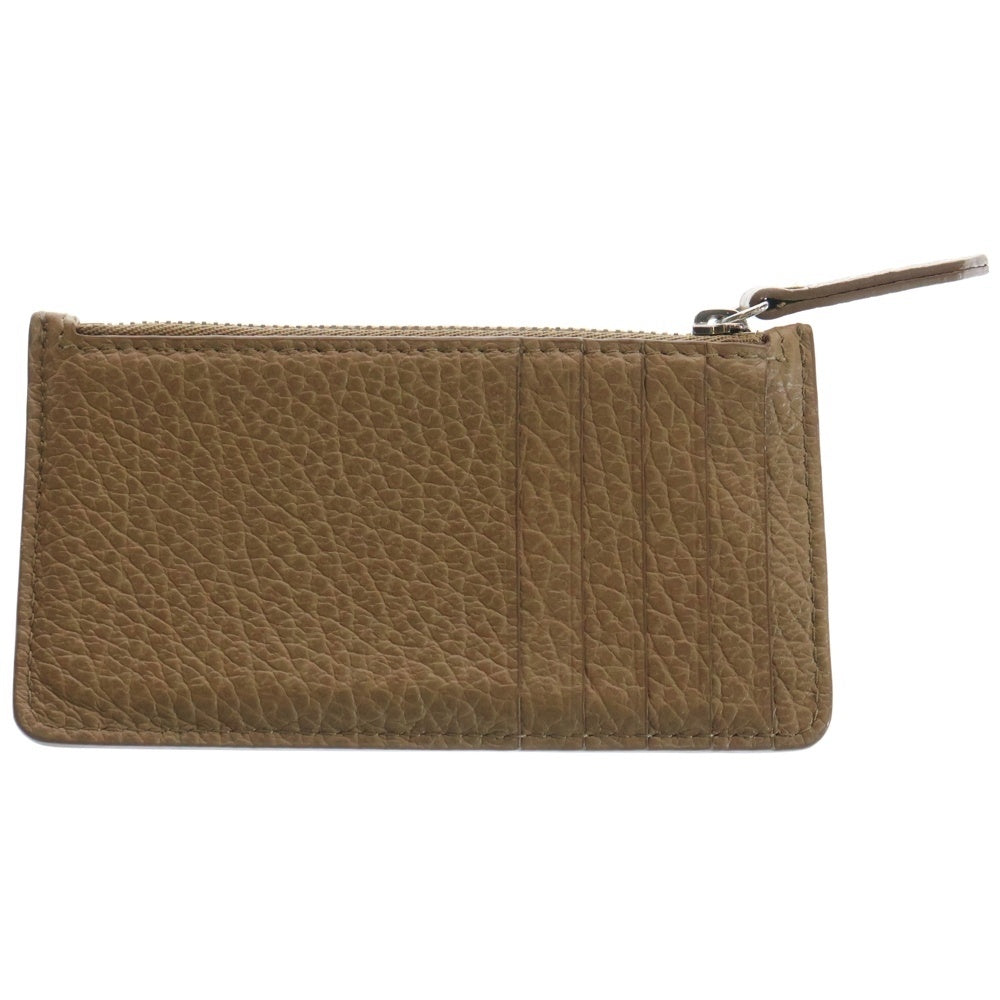 Maison Margiela 11(メゾンマルジェラ11) フラグメントケース 4ステッチ レザー コイン&カードケース 財布 ミニウォレット ベージュ S56UI0143