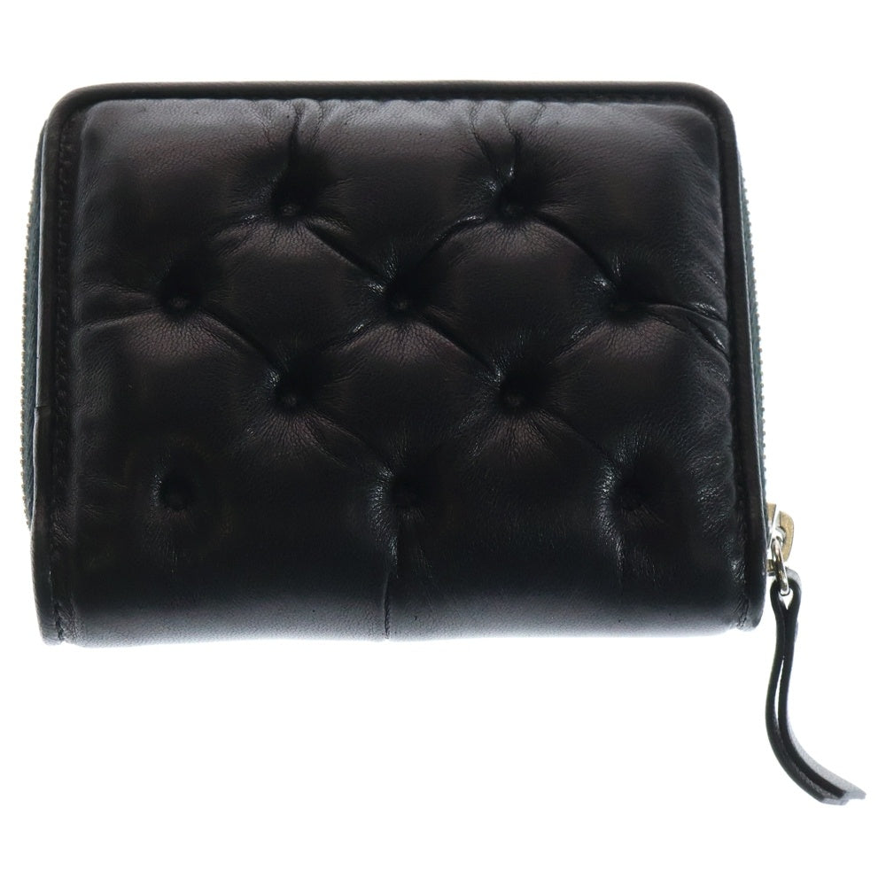 Maison Margiela 11(メゾンマルジェラ11) グラムスラム レザー コインカードケース ラウンドウォレット 財布 ブラック SA1UI0032