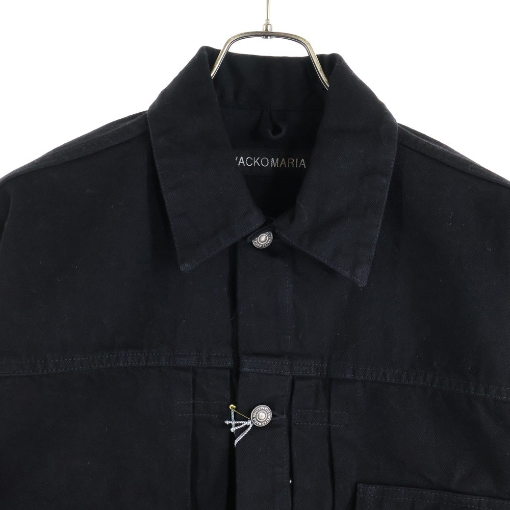 WACKO MARIA(ワコマリア) 25AW DENIM TRUCKER JACKET デニムトラッカージャケット ブラック 25FW-WMO-BL20
