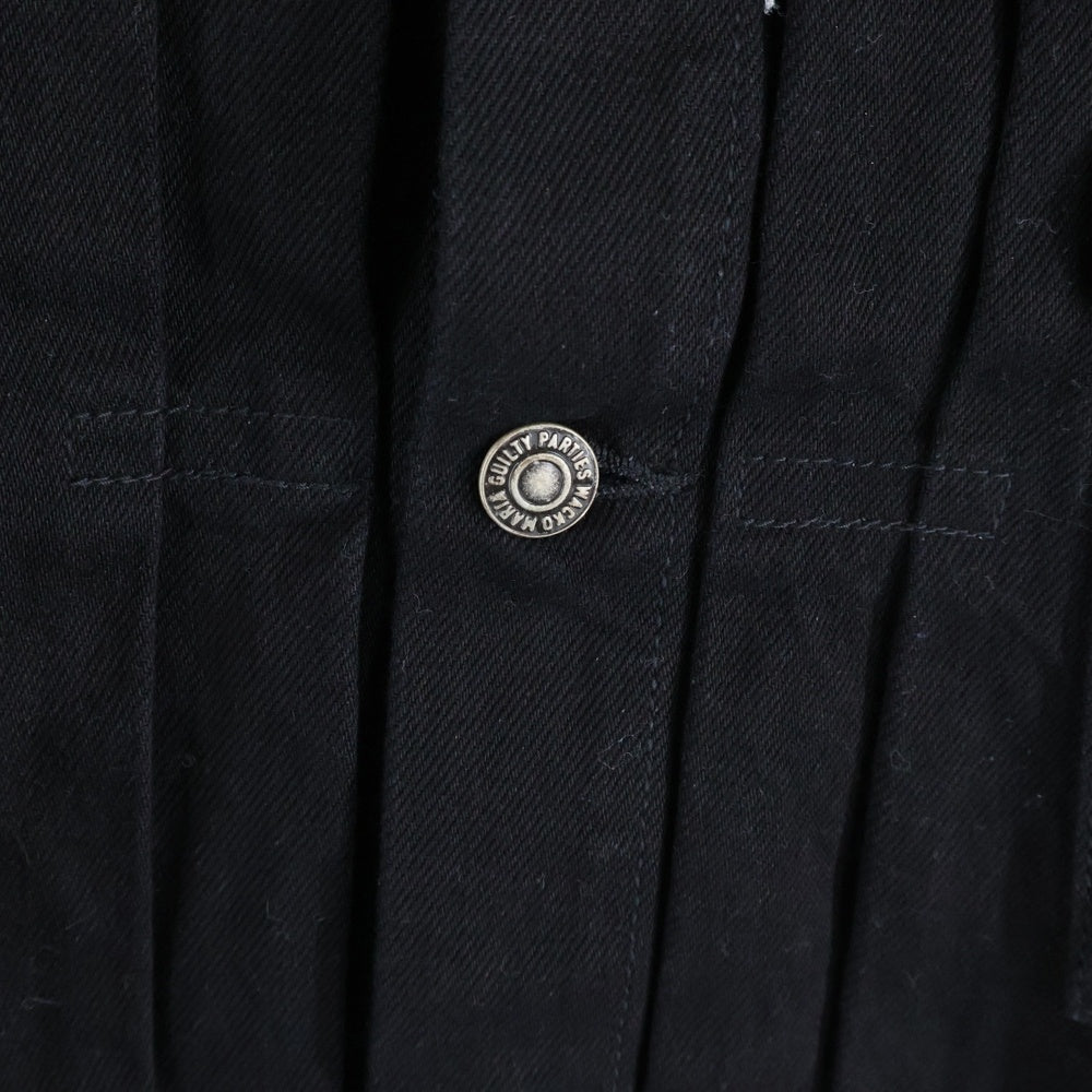 WACKO MARIA(ワコマリア) 25AW DENIM TRUCKER JACKET デニムトラッカージャケット ブラック 25FW-WMO-BL20
