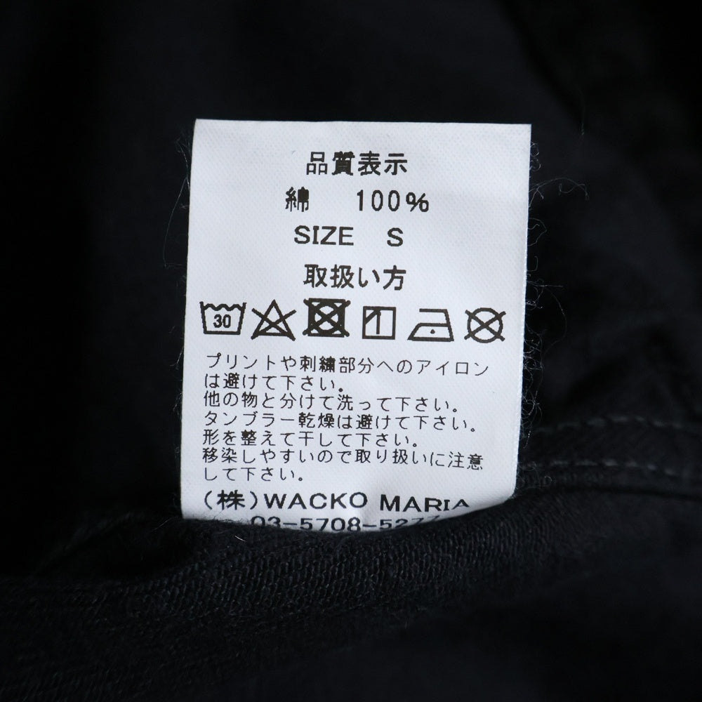 WACKO MARIA(ワコマリア) 25AW DENIM TRUCKER JACKET デニムトラッカージャケット ブラック 25FW-WMO-BL20