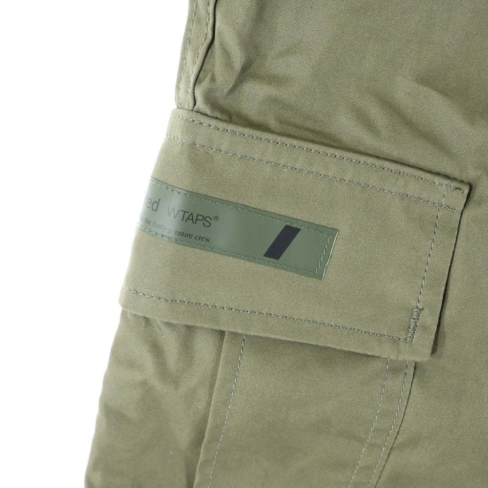 WTAPS(ダブルタップス) 23AW MILT0001 TROUSERS ミリタリー ドローストリング カーゴパンツ トラウザー カーキ 232WVDT-PTM07