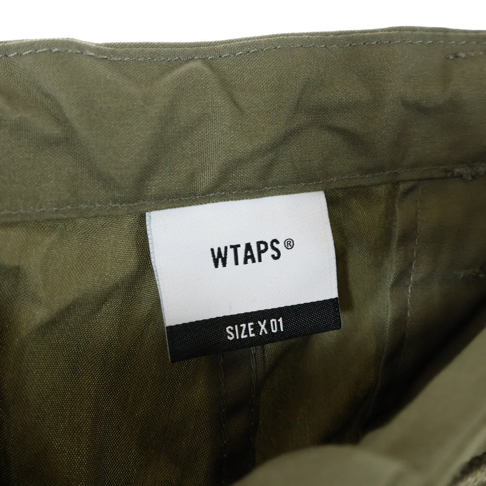 WTAPS(ダブルタップス) 23AW MILT0001 TROUSERS ミリタリー ドローストリング カーゴパンツ トラウザー カーキ 232WVDT-PTM07