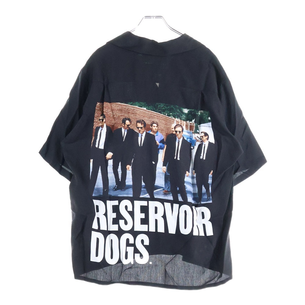 WACKO MARIA(ワコマリア) 24SS ×RESERVOIR DOGS S/S HAWAIIAN SHIRT TYPE 1 レザボアドッグス バックプリント 半袖 ハワイアンシャツ ブラック RD-WM-HI01