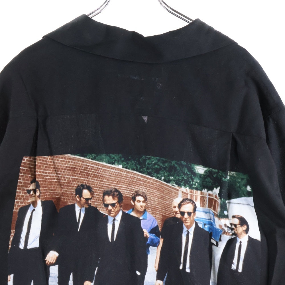 WACKO MARIA(ワコマリア) 24SS ×RESERVOIR DOGS S/S HAWAIIAN SHIRT TYPE 1 レザボアドッグス バックプリント 半袖 ハワイアンシャツ ブラック RD-WM-HI01