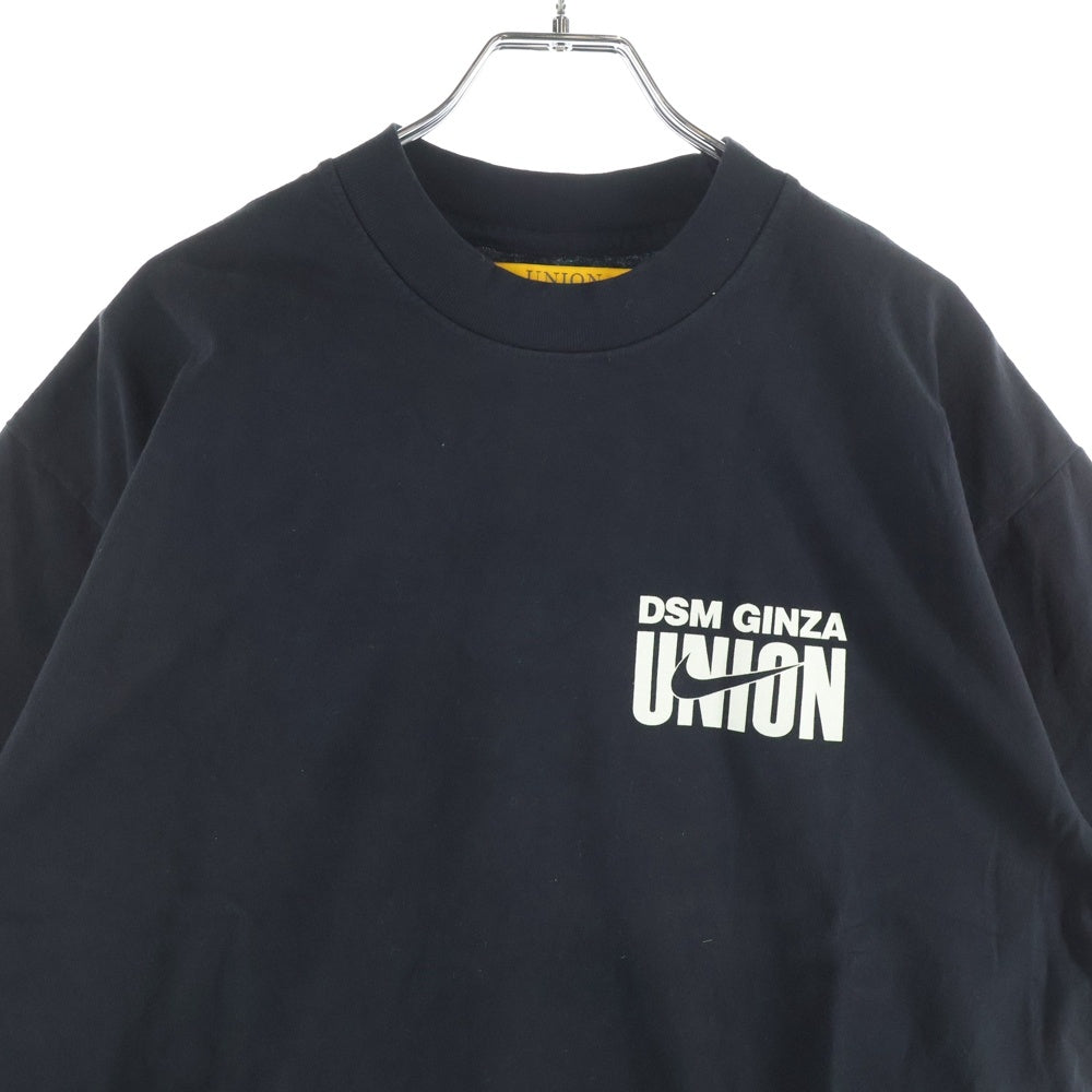 UNION(ユニオン) 25AW ×NIKE ×DSMG U.N.D.25 Holiday Tee ナイキ ドーバーストリートマーケット銀座 ホリデー 半袖Tシャツ カットソー ブラック 25FW_DSMG-NIKE-UN-001