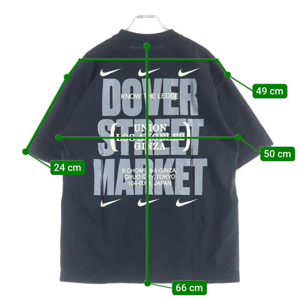 UNION(ユニオン) 25AW ×NIKE ×DSMG U.N.D.25 Holiday Tee ナイキ ドーバーストリートマーケット銀座 ホリデー 半袖Tシャツ カットソー ブラック 25FW_DSMG-NIKE-UN-001
