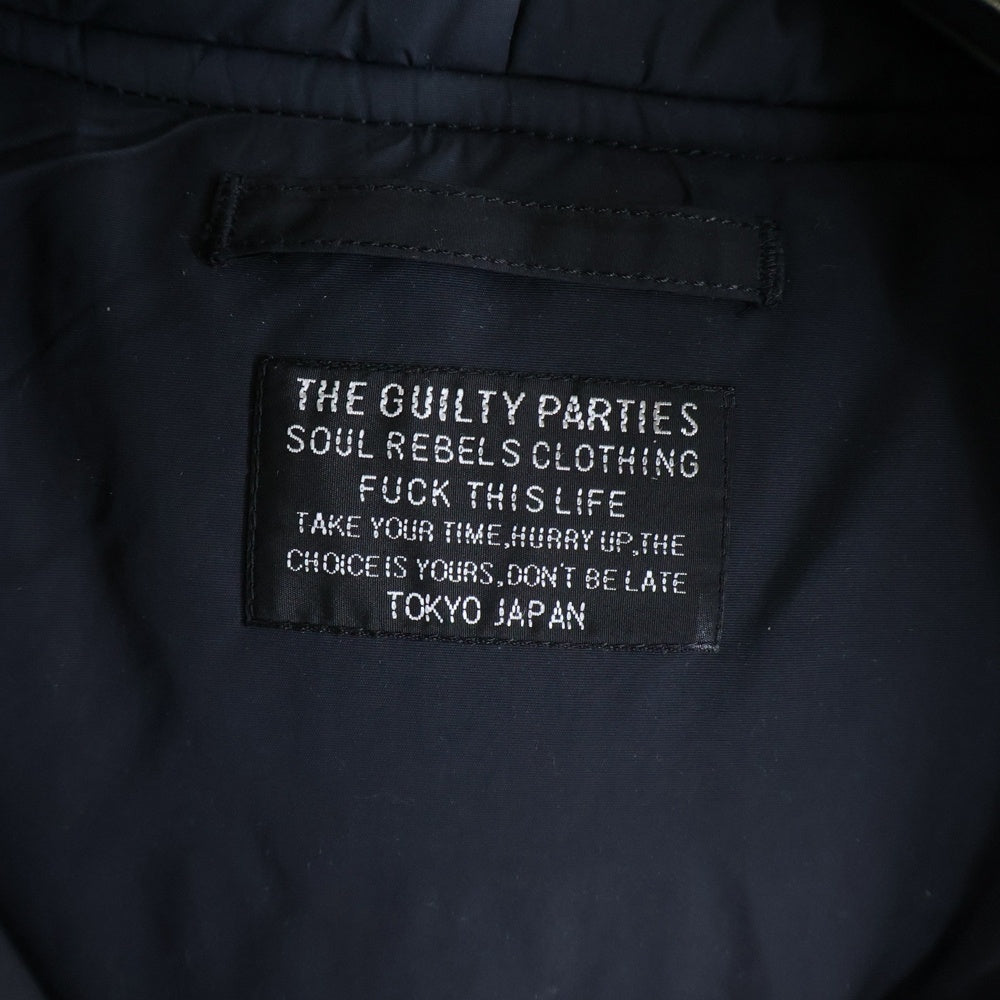 WACKO MARIA(ワコマリア) 24AW N-3B FLIGHT JACKET ミリタリー ファー フーデッド フライトジャケット ブラック 24FW-WMO-ML01