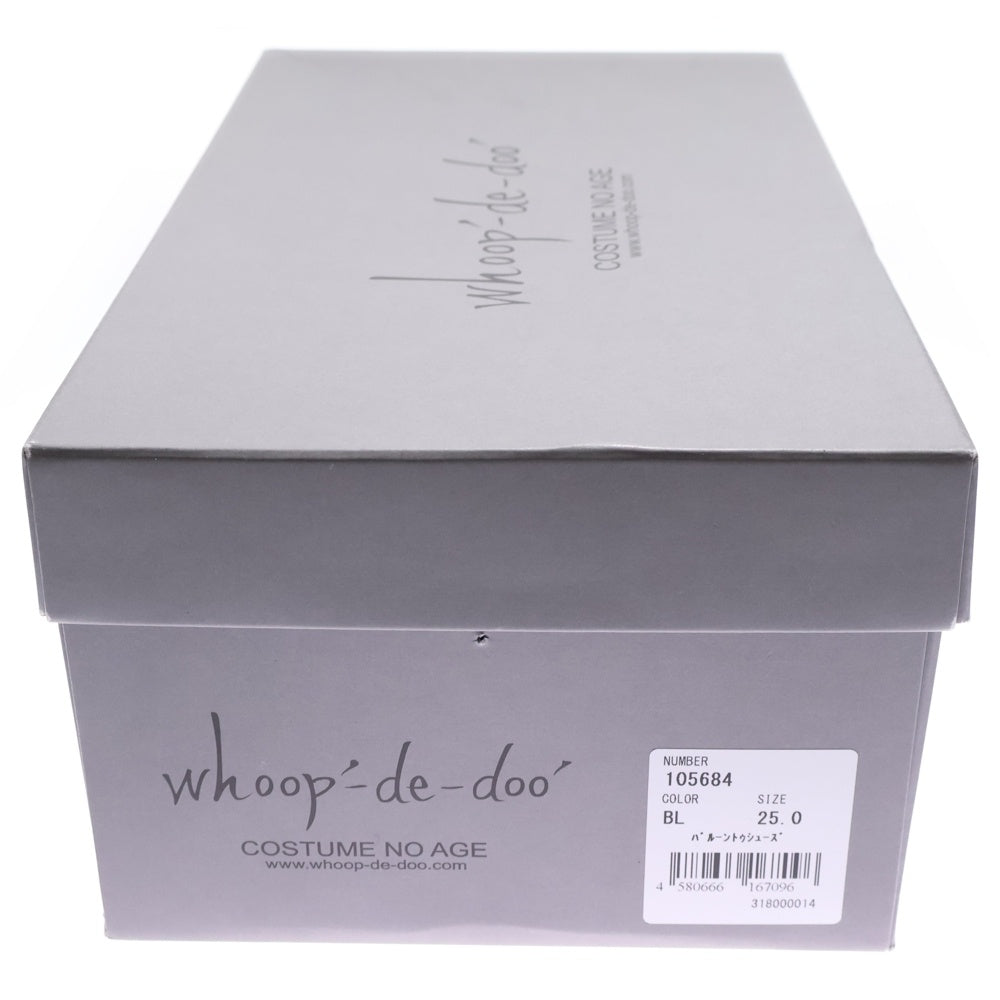 NO BRAND(ノーブランド) WHOOP-DE-DOO フープディドゥ バルーントゥ ダービーシューズ ブラック 105684