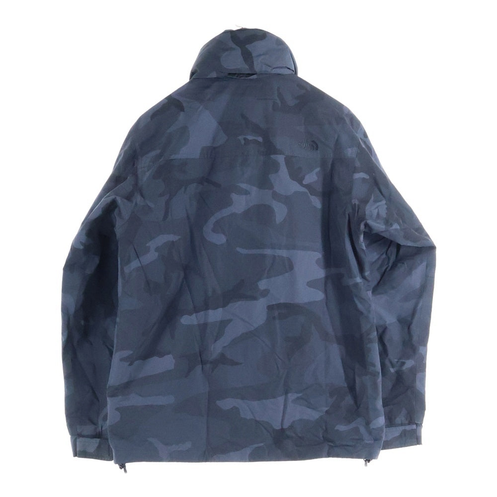 THE NORTH FACE(ザノースフェイス) MAKALU JACKET マカルー ナイロン ジップアップジャケット カモ柄 迷彩 ネイビー NP15819