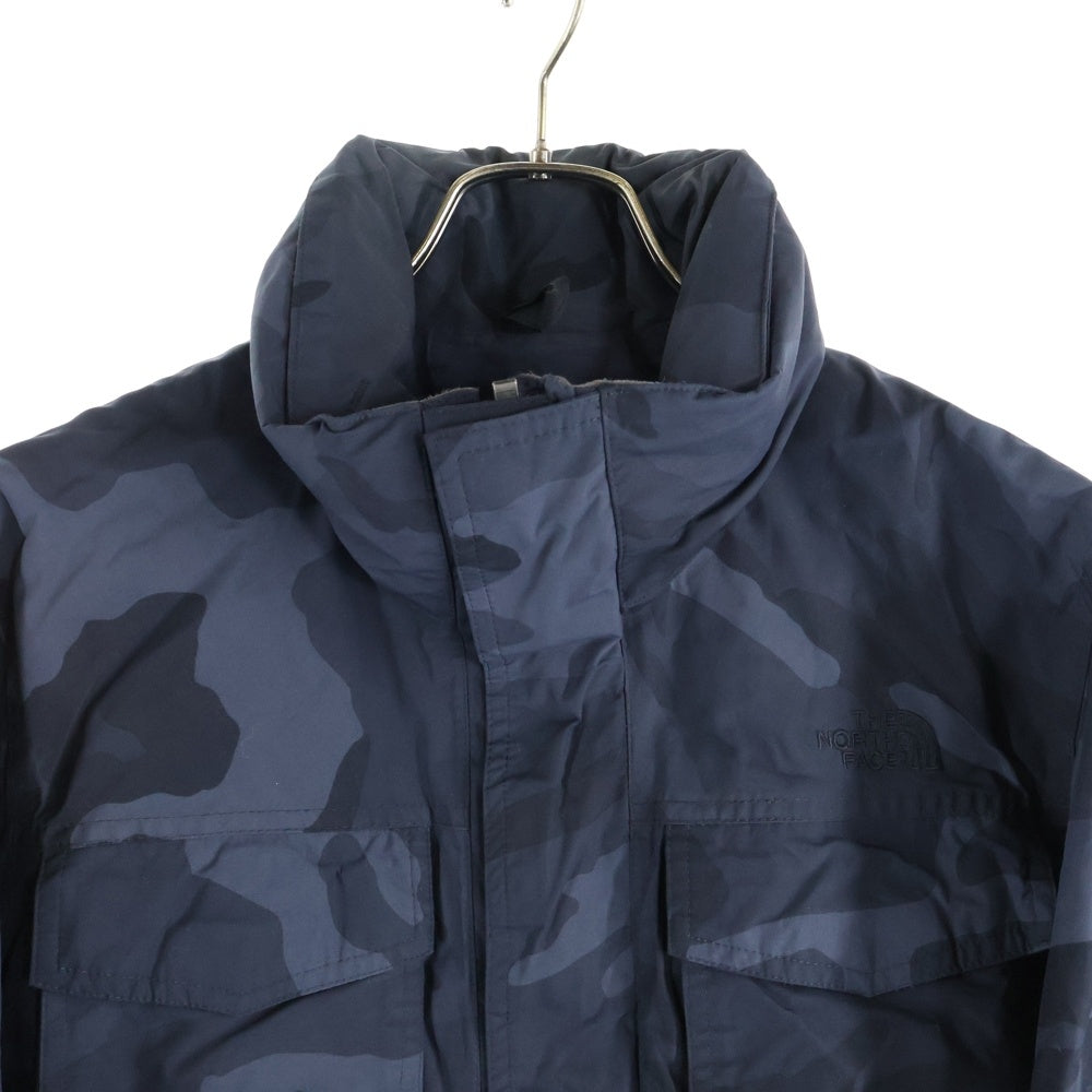 THE NORTH FACE(ザノースフェイス) MAKALU JACKET マカルー ナイロン ジップアップジャケット カモ柄 迷彩 ネイビー NP15819