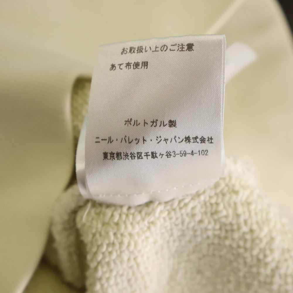 Neil Barrett(ニール バレット) 20AW スターロゴプリントフーディ プルオーバースウェットパーカー アイボリー BJS690SB-P597S