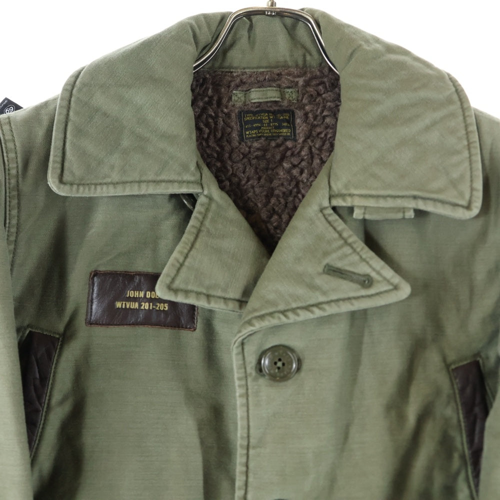 WTAPS(ダブルタップス) 12AW AL-1 JKT 裏ボア フライトジャケット カーキ 122GWDT-JKM05