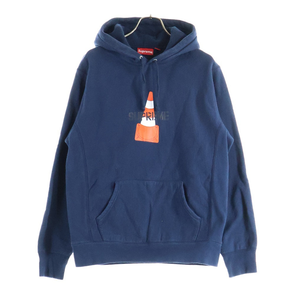 SUPREME(シュプリーム) 19AW Cone Hooded Sweatshirt コーンデザイン カンガルーポケット フーデッド スウェット パーカー ネイビー