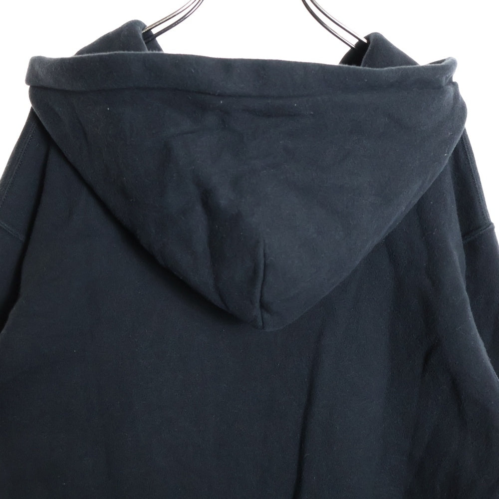 THE BLACK EYE PATCH(ブラックアイパッチ) 胸ロゴデザイン カンガルーポケット フーデッド スウェット パーカー ブラック 50641202