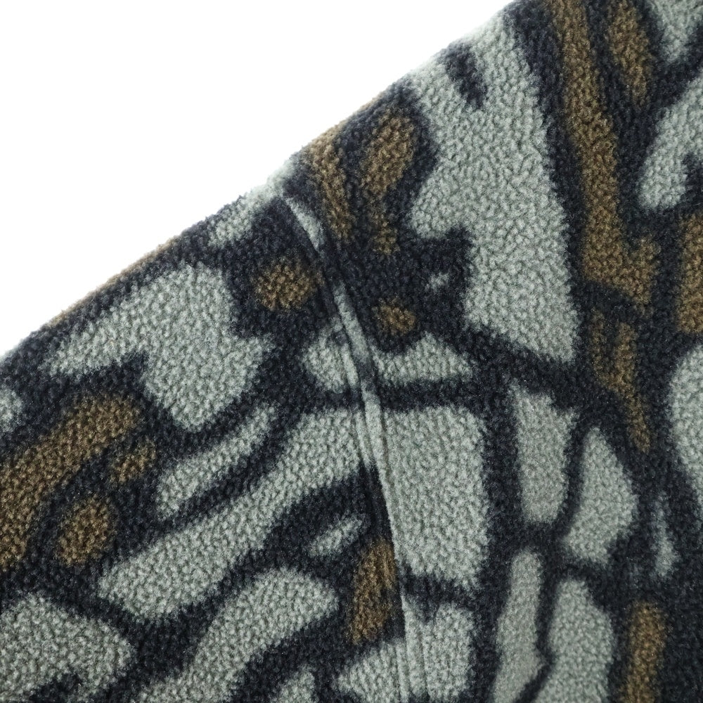 SUPREME(シュプリーム) 20AW Polartec Hooded Sweatshirt ポーラテック ロゴデザイン フーデッド スウェット パーカー グリーン/ブラウン