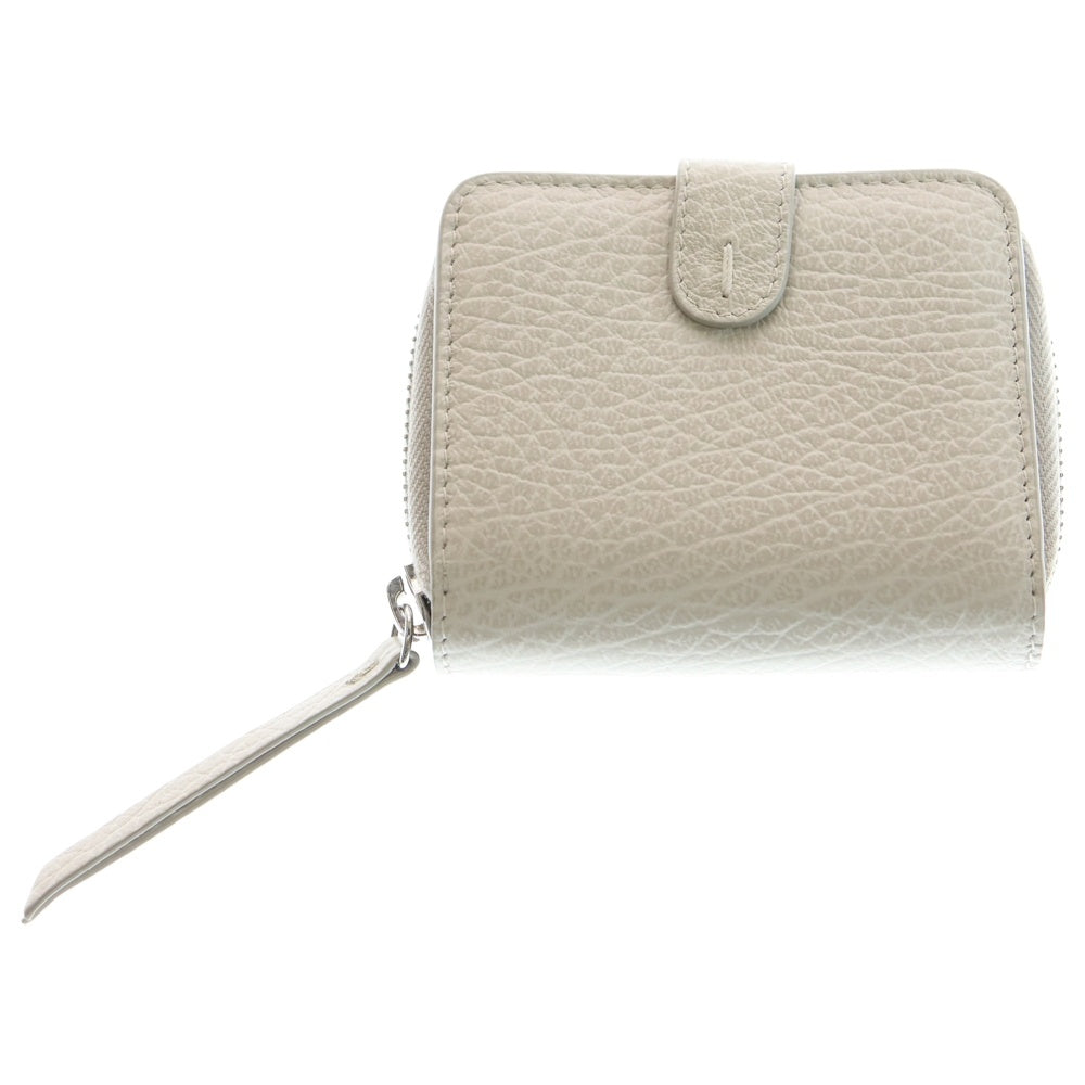 Maison Margiela 11(メゾンマルジェラ11) WALLET カレンダータグ 4ステッチデザイン レザー ショートウォレット 財布 ホワイト S56U10112
