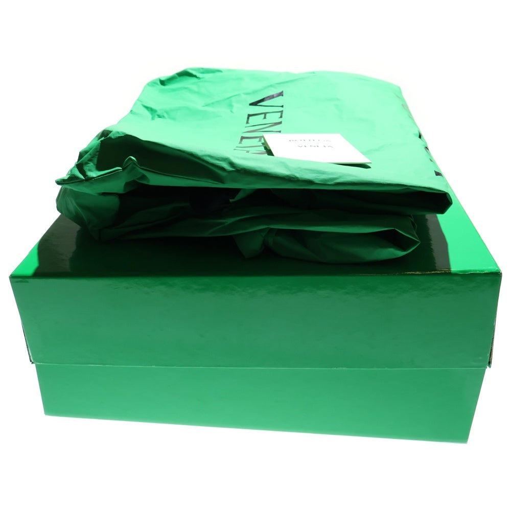 BOTTEGA VENETA(ボッテガヴェネタ) Stride Ankle Boot ストライド アンクル エナメル ラバーブーツカット ハイカットシューズ ダークグリーン 680510V1AJ0