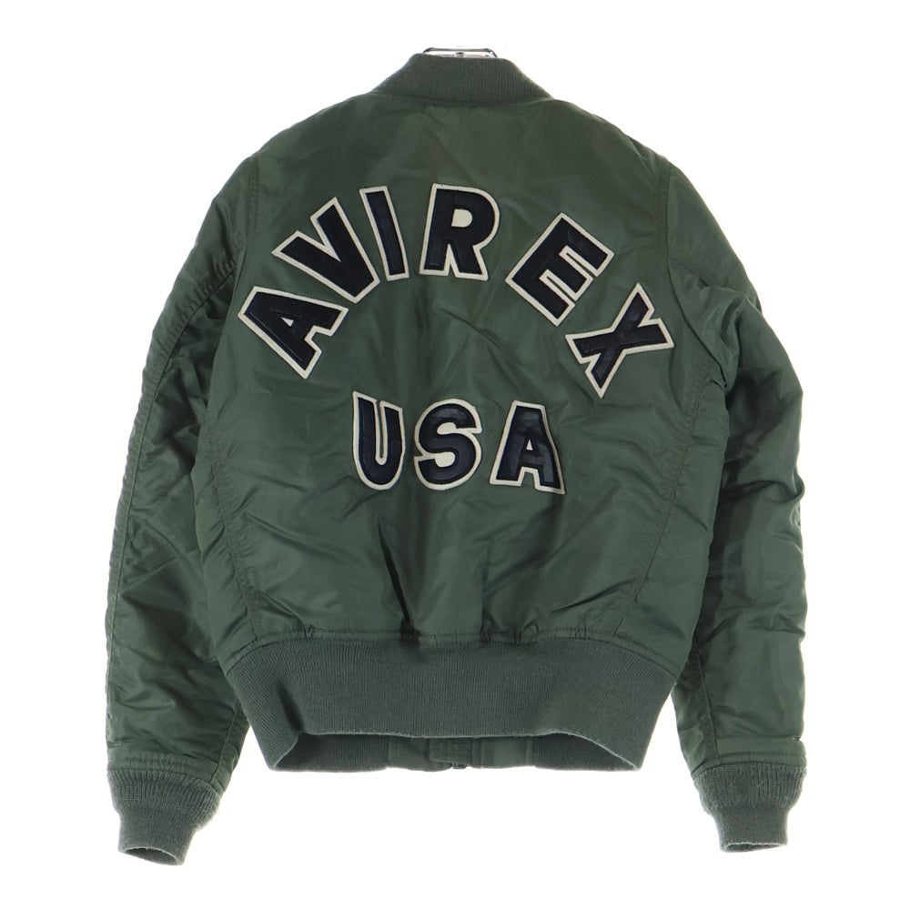 AVIREX(アヴィレックス) MA-1 COMMERCIAL LOGO バック コマーシャル  