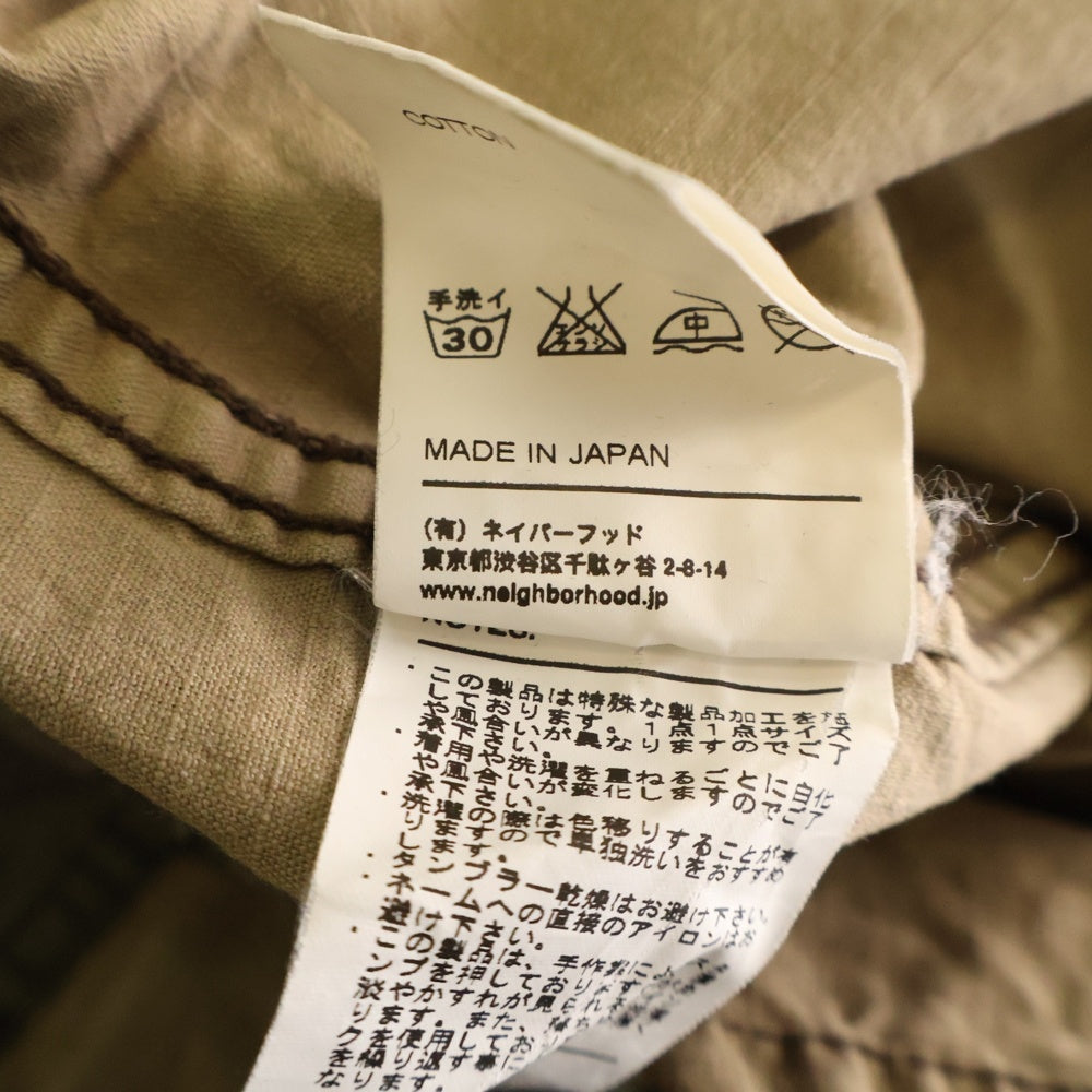 NEIGHBORHOOD(ネイバーフッド) 16SS DOCTOR C-SHIRT カモ柄 コットン 長袖シャツ カーキ 161SPNH-SHM04