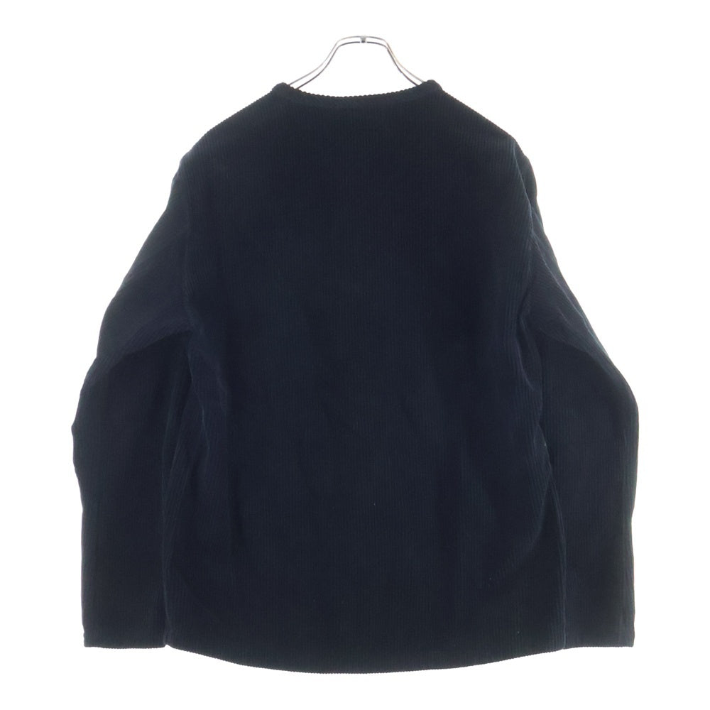 STONE ISLAND(ストーンアイランド) コーデュロイ ノーカラーボタンジャケット ブラック 691510939