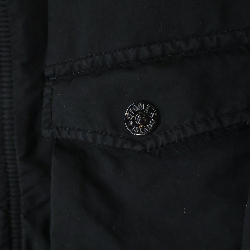 STONE ISLAND(ストーンアイランド) PRIMALOFT FIELD JACKET プリマロフト フィールド ナイロンムートンジャケット ブラック 671541549-A