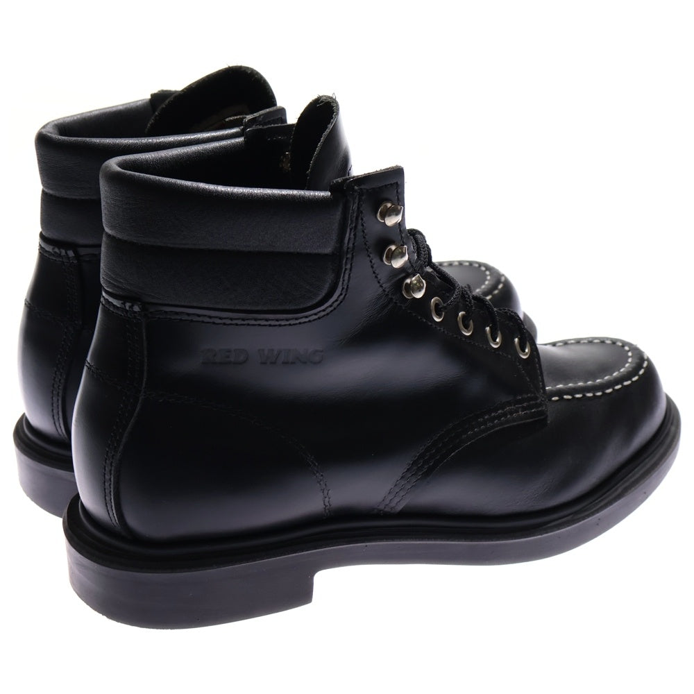 RED WING(レッド ウイング) 8133 SUPERSOLE 6INCH MOC TOE BOOTS スーパーソール モックトゥ ハイカット ブーツ US8.5/26.5cm ブラック