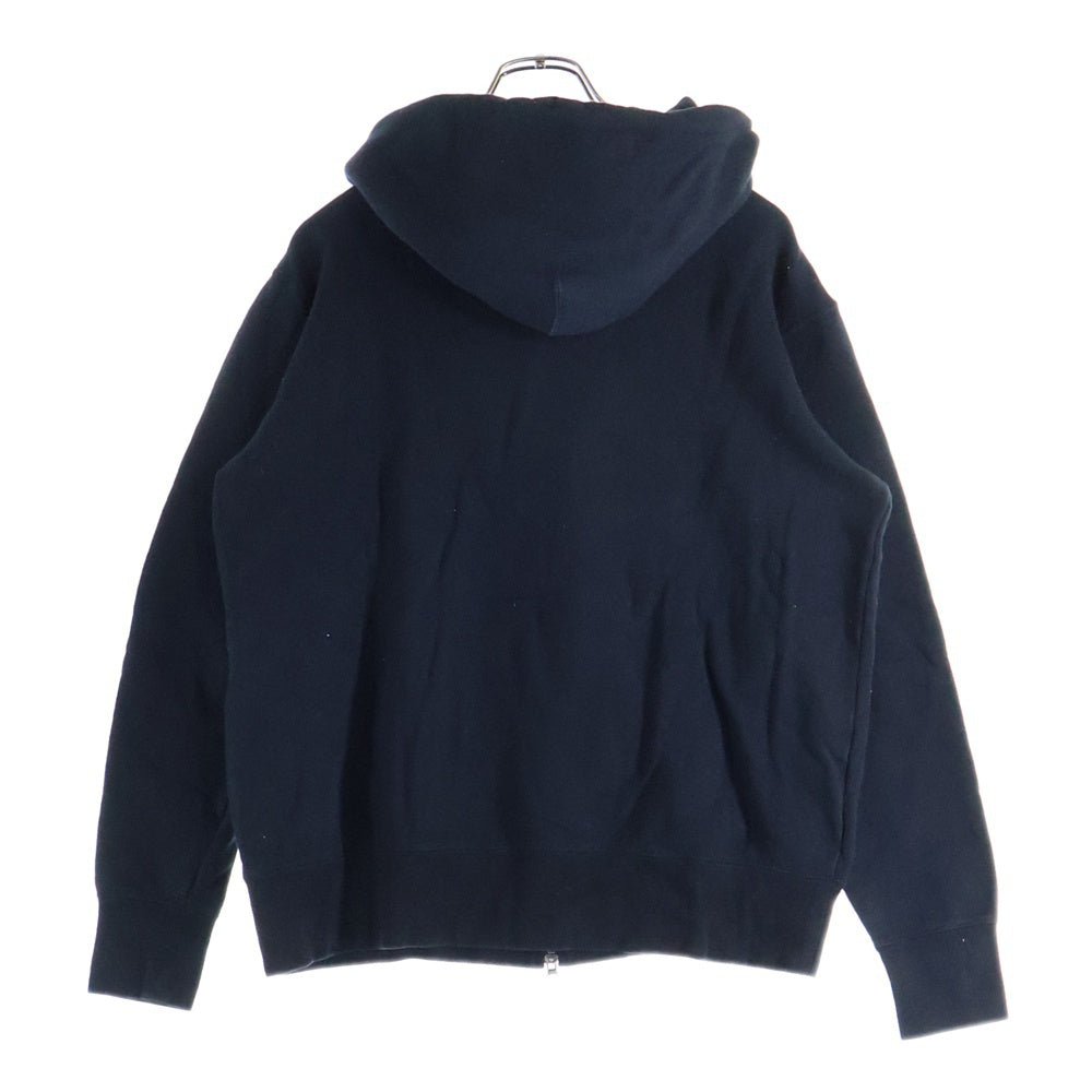 CABANE de ZUCCa(カバンドズッカ) ジップアップパーカー フーディー スウェット ブラック