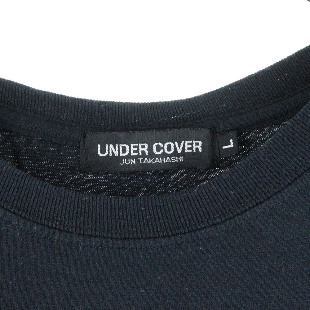UNDERCOVER(アンダーカバー) MAD STORE クルーネック フロントプリント 半袖Tシャツ カットソー ブラック