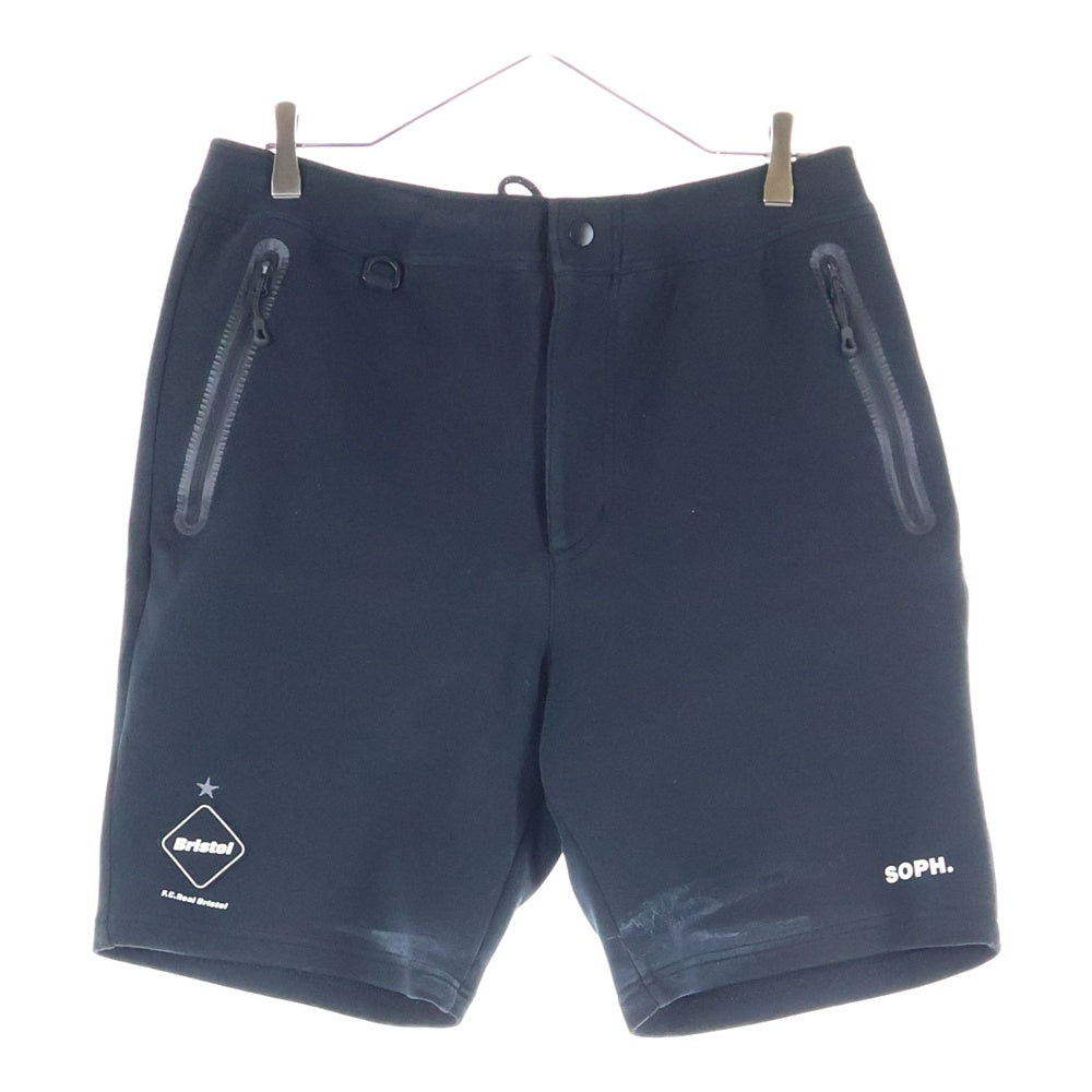 F.C.R.B./F.C.Real Bristol/FCRB(エフシーアールビー/エフシーレアルブリストル) 21SS SWEAT TRAINING SHORTS スウェットトレーニング ショーツ ハーフパンツ ブラック FCRB-210025