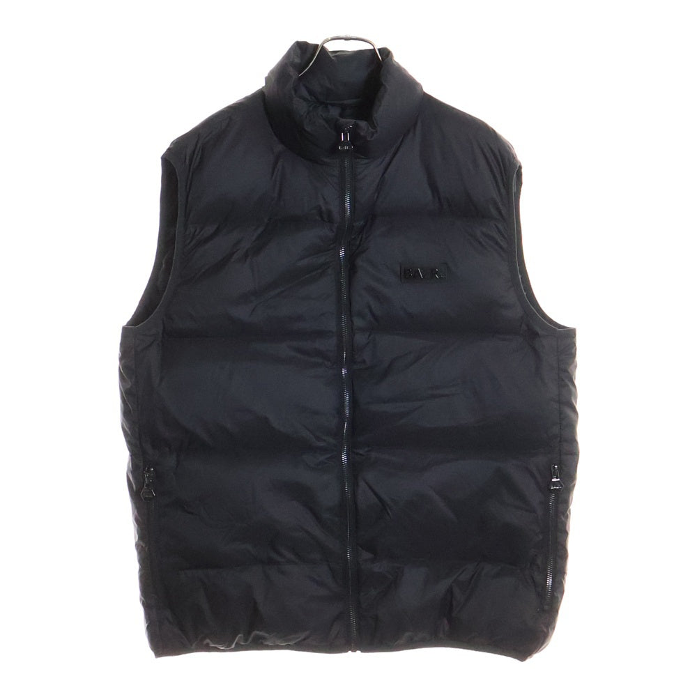 BALR.(ボーラー) フロントロゴプレート ナイロン ダウンベスト ジャケット ブラック