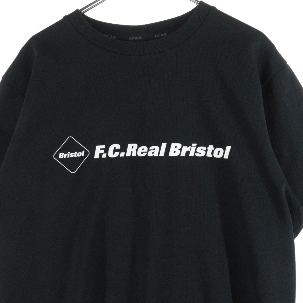 F.C.R.B./F.C.Real Bristol/FCRB(エフシーアールビー/エフシーレアルブリストル) 21SS AUTHENTIC MESH TEE オーセンティック メッシュ 半袖Tシャツ カットソー ブラック FCRB-210026