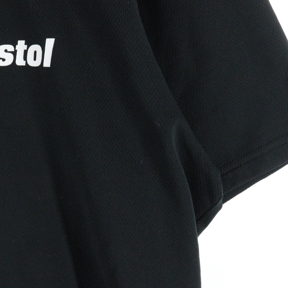 F.C.R.B./F.C.Real Bristol/FCRB(エフシーアールビー/エフシーレアルブリストル) 21SS AUTHENTIC MESH TEE オーセンティック メッシュ 半袖Tシャツ カットソー ブラック FCRB-210026
