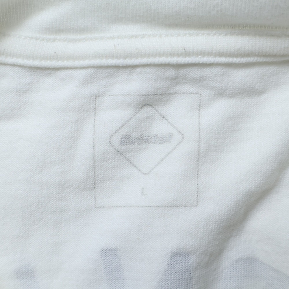 F.C.R.B./F.C.Real Bristol/FCRB(エフシーアールビー/エフシーレアルブリストル) 21SS ×GOD SELECTION XXX ゴッドセレクション メッシュ 半袖Tシャツ カットソー ホワイト FCRB-210118