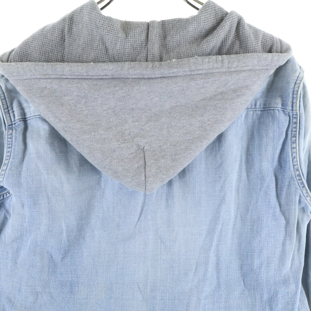 NUMBER (N)INE(ナンバーナイン) サーマルフーディードッキング スナップボタンデニムシャツ インディゴ