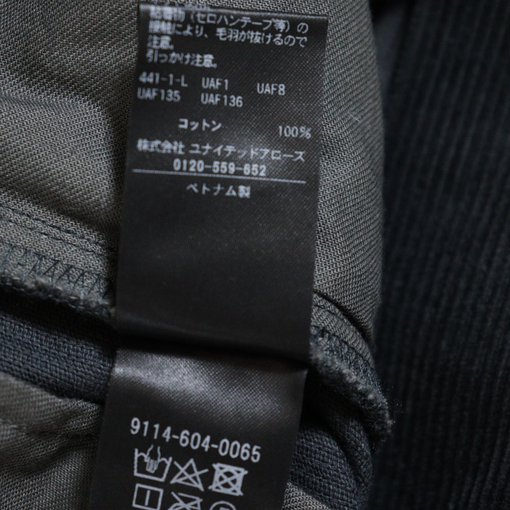 NO BRAND(ノーブランド) (MARW UNITED AROWS) ユナイテッド アローズ マルチポケット ジップアップ コーデュロイパンツ グレー