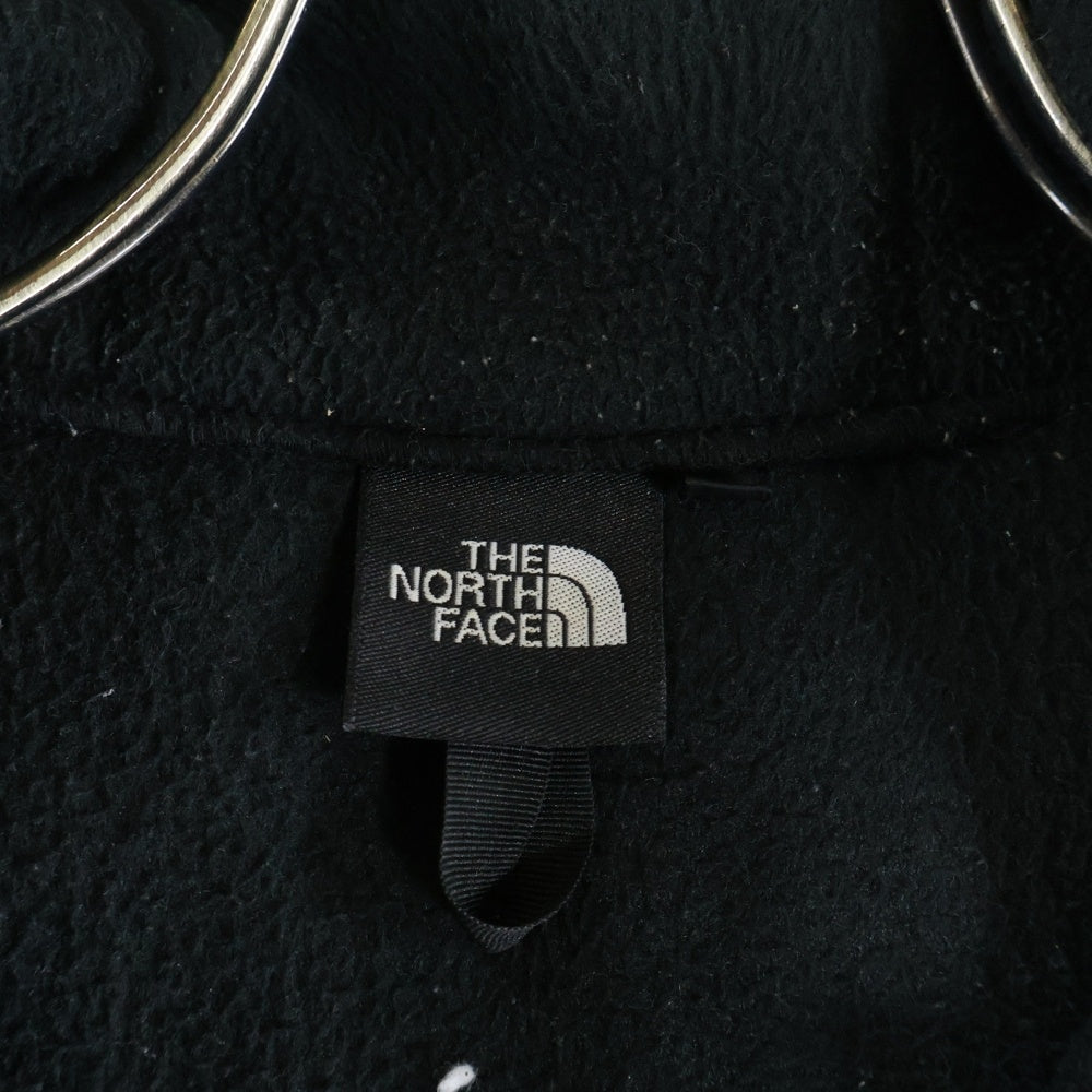 THE NORTH FACE(ザノースフェイス) DENALI HOODIE デナリ フーディ 胸ロゴデザイン マルチポケット ジップアップ ボアジャケット ブラック NA72052