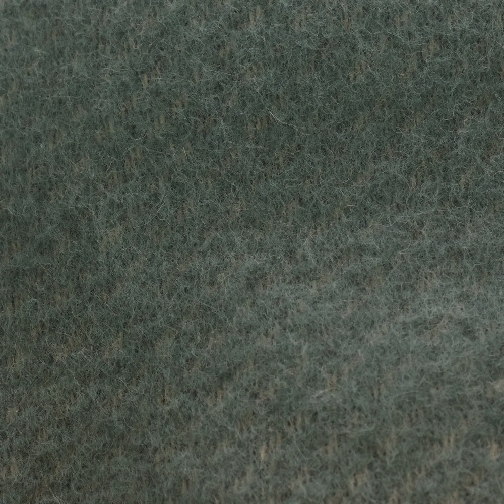 KLIPPAN(クリッパン) ラトビア製 大判 ウール フリンジストール マフラー ブルー レディース