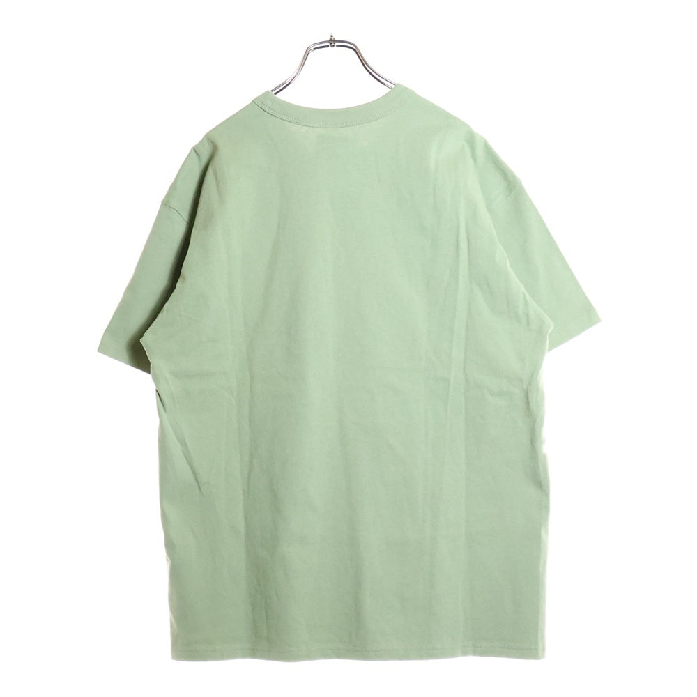 NIKE(ナイキ) NSW PREM ESSNTL SUST TEE フロントロゴ刺繍 クルーネック 半袖Tシャツ カットソー グリーン DO7393-386