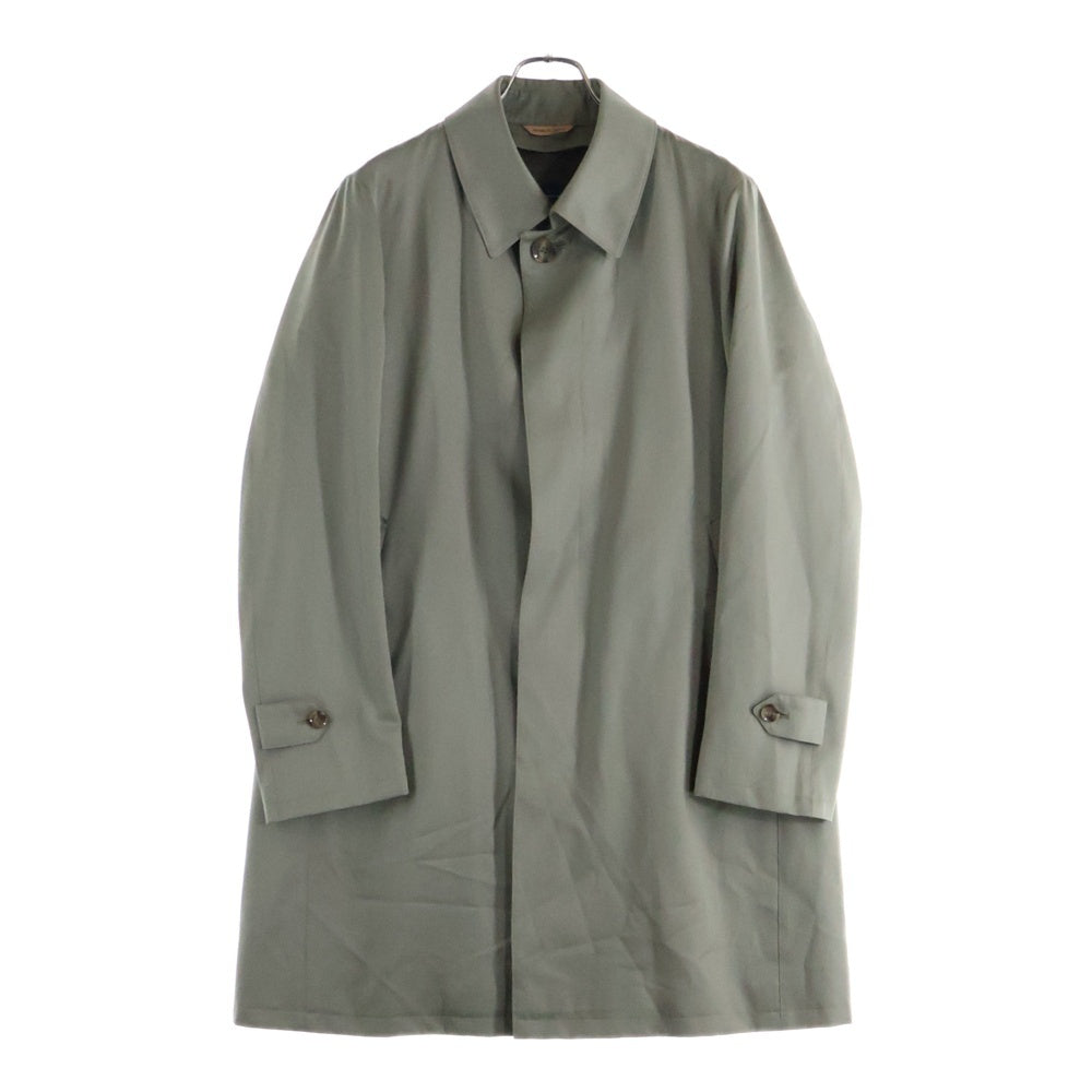 NOUMI(ノウミ) キルティングライナー キュプラポリ ステンカラーコート オリーブ TN4665