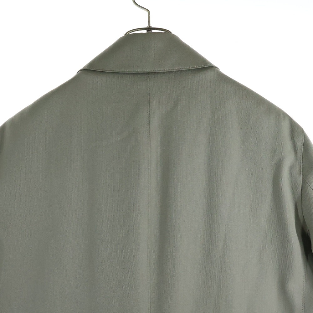 NOUMI(ノウミ) キルティングライナー キュプラポリ ステンカラーコート オリーブ TN4665