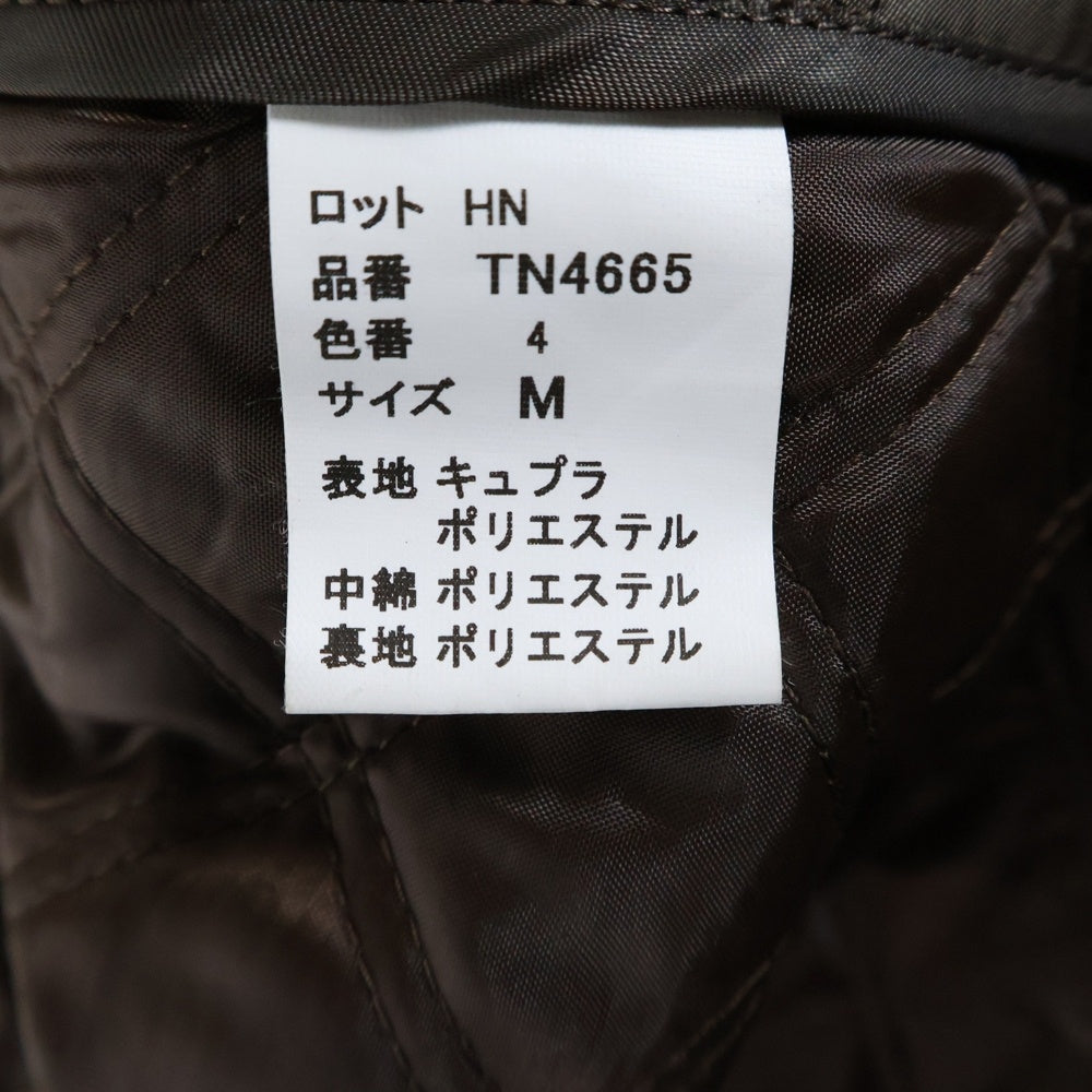 NOUMI(ノウミ) キルティングライナー キュプラポリ ステンカラーコート オリーブ TN4665