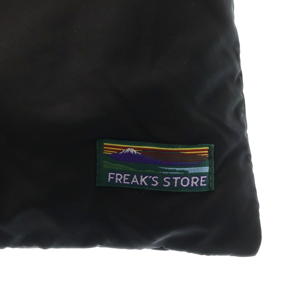 FREAK'S STORE(フリークスストア) ボリュームシルエット パフベスト 中綿マフラー スカーフ ブラック 1280248900042