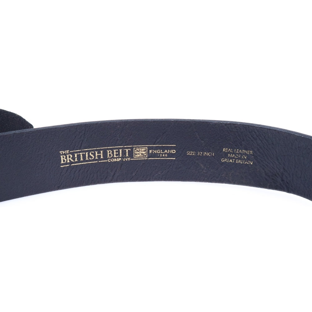 NO BRAND(ノーブランド) THE BRITISH BELT ザブリティッシュベルト UK製 レザーベルト ブラウン