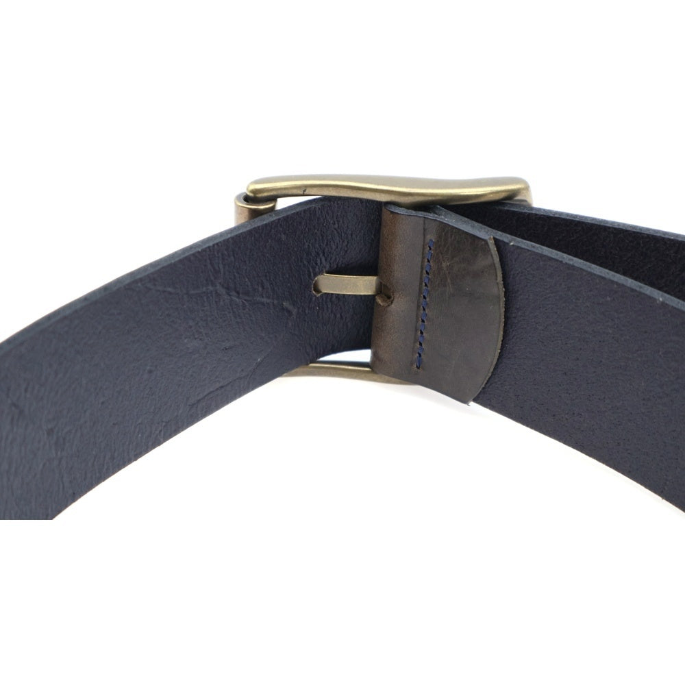 NO BRAND(ノーブランド) THE BRITISH BELT ザブリティッシュベルト UK製 レザーベルト ブラウン