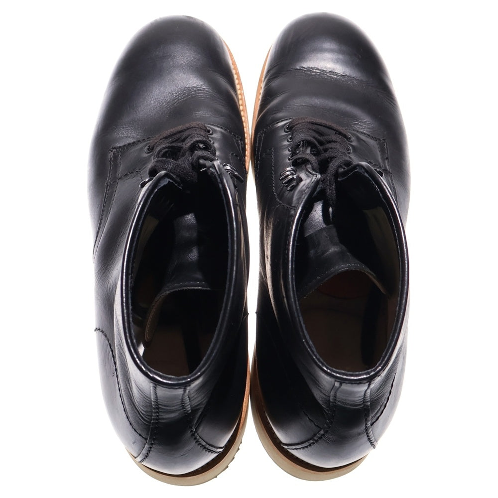 Alden(オールデン) クロムエクセル ミリタリーラスト プレーントゥブーツ ハイカットレザーシューズ ブラック N4803H