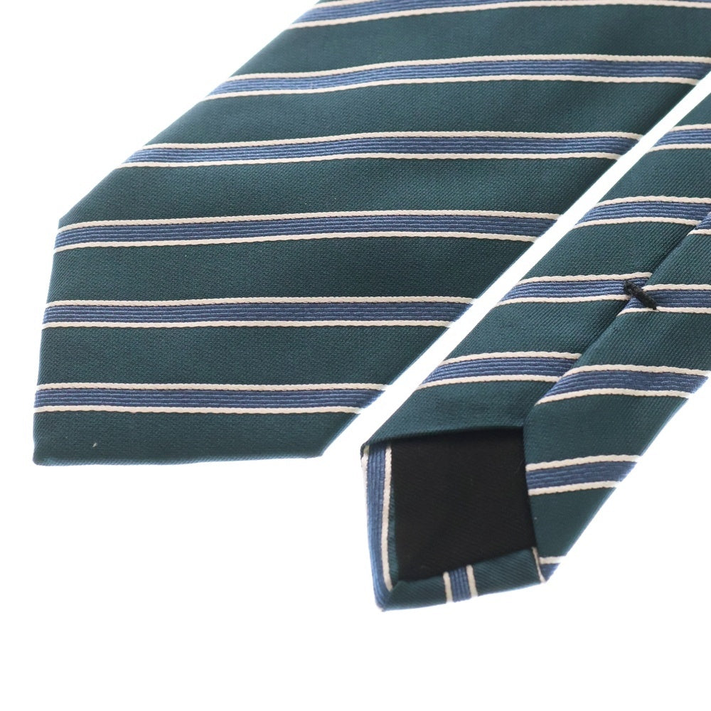 BOSS(ボス) シルクジャガード ストライプネクタイ グリーン 50480013