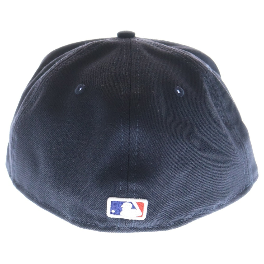 NEW ERA(ニューエラ) MLB 2000 59FIFTY 6PANEL CAP ニューヨーク ヤンキース エンブロイダリー ロゴ 6パネル キャップ 帽子 ネイビー