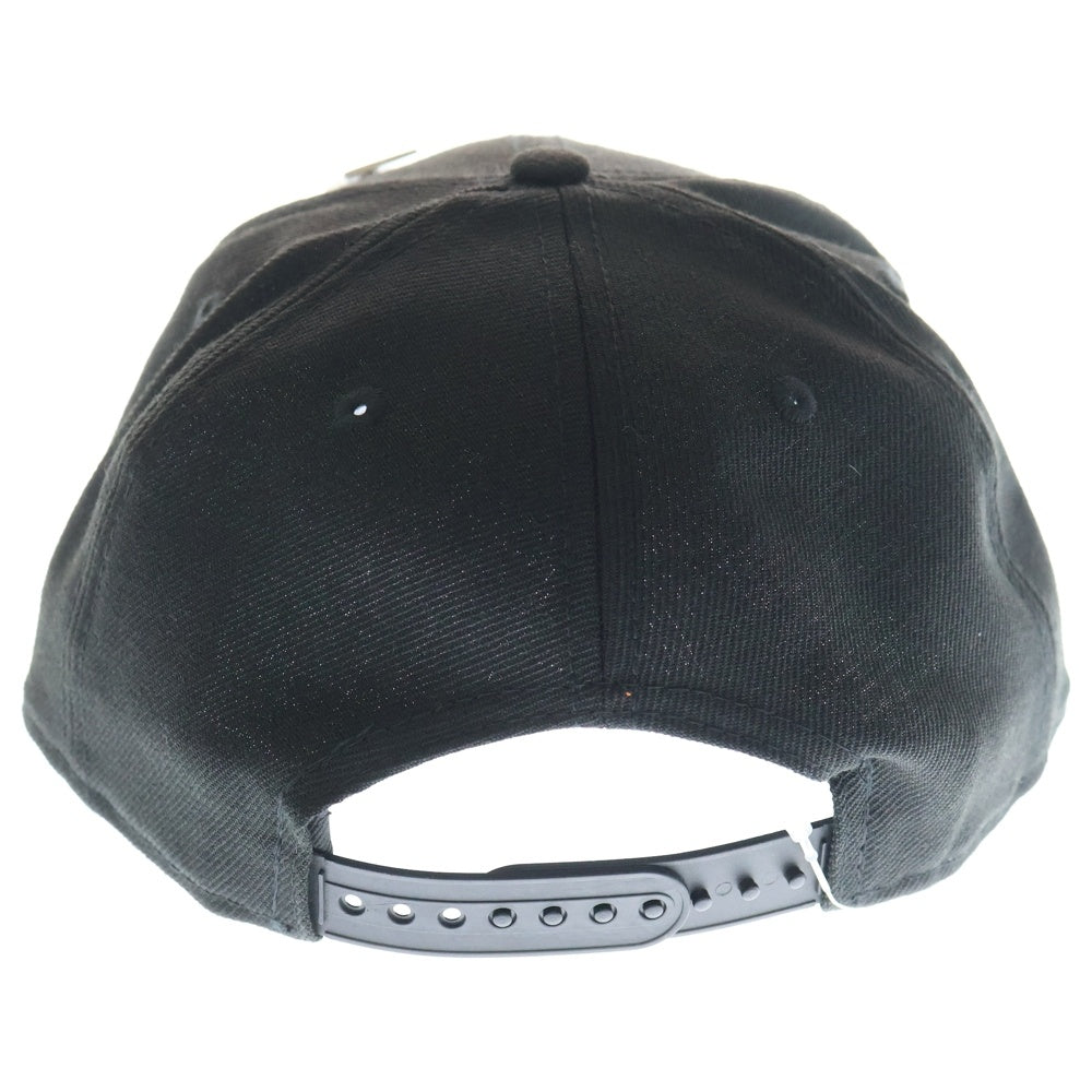NEW ERA(ニューエラ) paper planes 6PANEL CAP ペーパープレーンズ エンブロイダリー ロゴ 6パネル キャップ 帽子 ブラック
