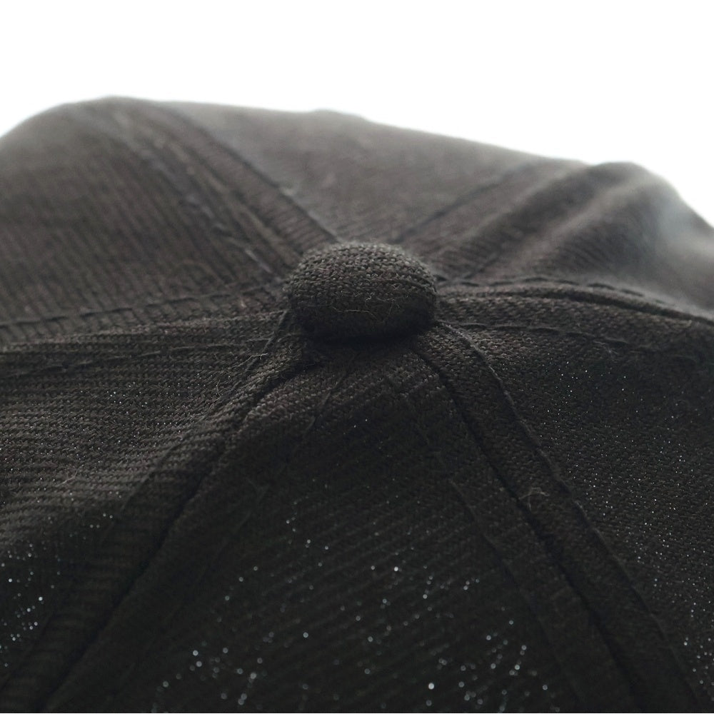 NEW ERA(ニューエラ) paper planes 6PANEL CAP ペーパープレーンズ エンブロイダリー ロゴ 6パネル キャップ 帽子 ブラック